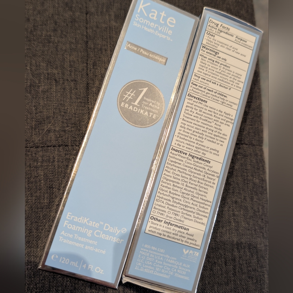 🫧 Luxury-quality EradiKate 3% Sulfur Daily Foaming Cleanser 🧼💅🏼